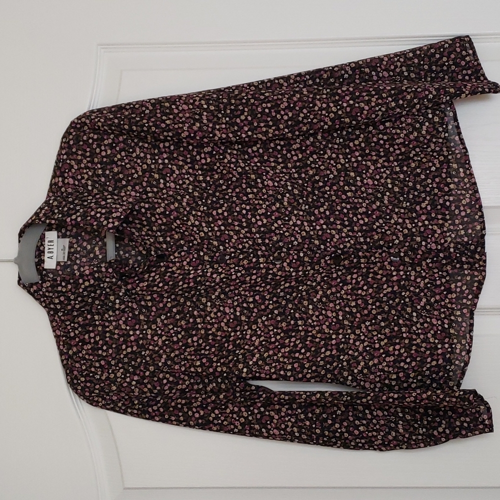 Women's Floral Print Blouse M